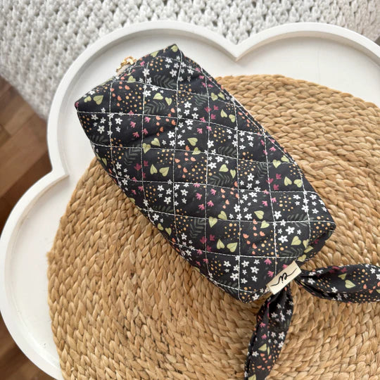Trousse Fleurie Noire