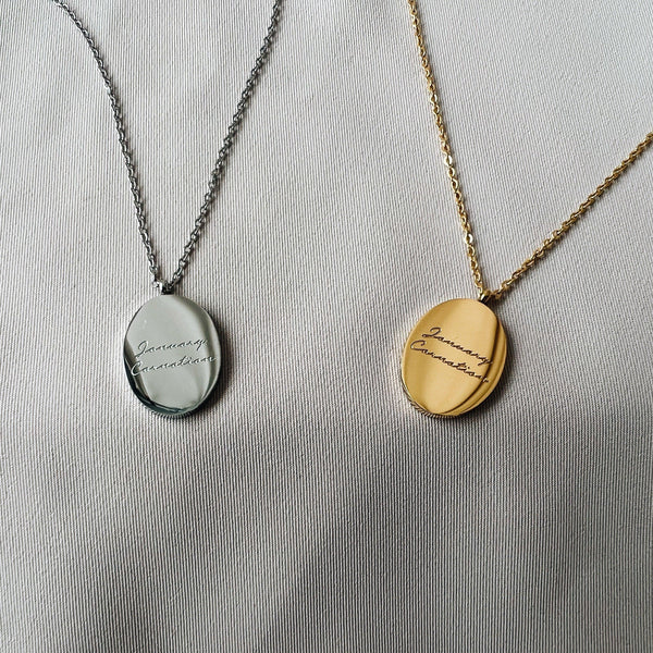 Collier Fleurs De Naissance Or - Janvier