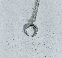 Collier Moon Argent