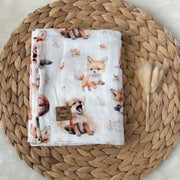 Mousseline De Bambou Renard Pastel