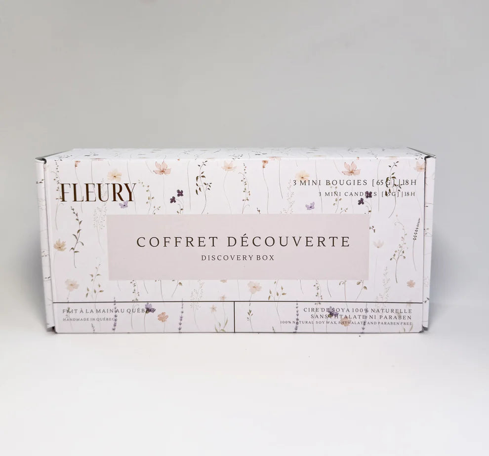 Coffret Chandelles Sugar Lady, Pure & Apéro