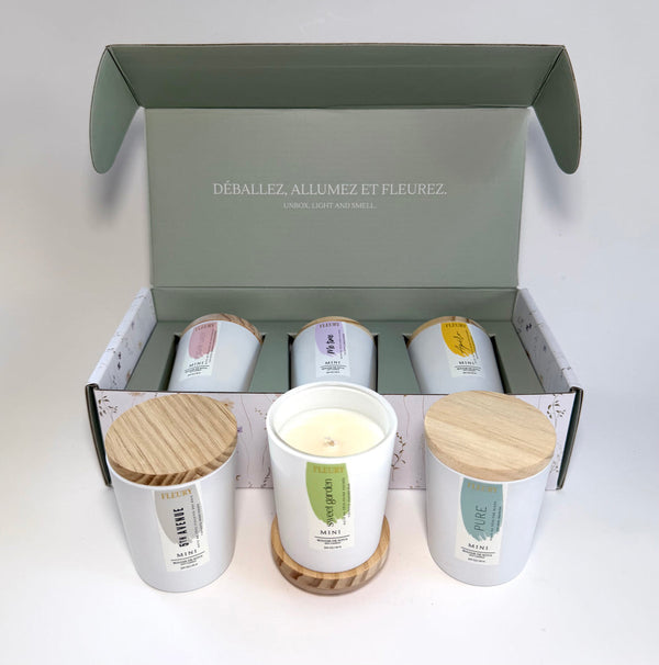 Coffret Chandelles Sugar Lady, Sweet Garden & Me Time