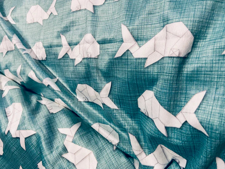 Tablier De Bain Baleine Origami