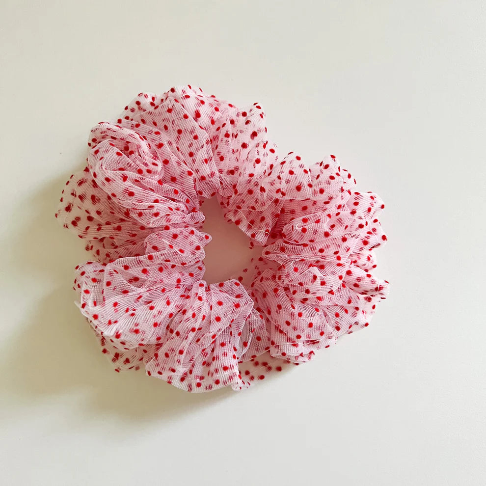 Chouchou Extra Organza Pois