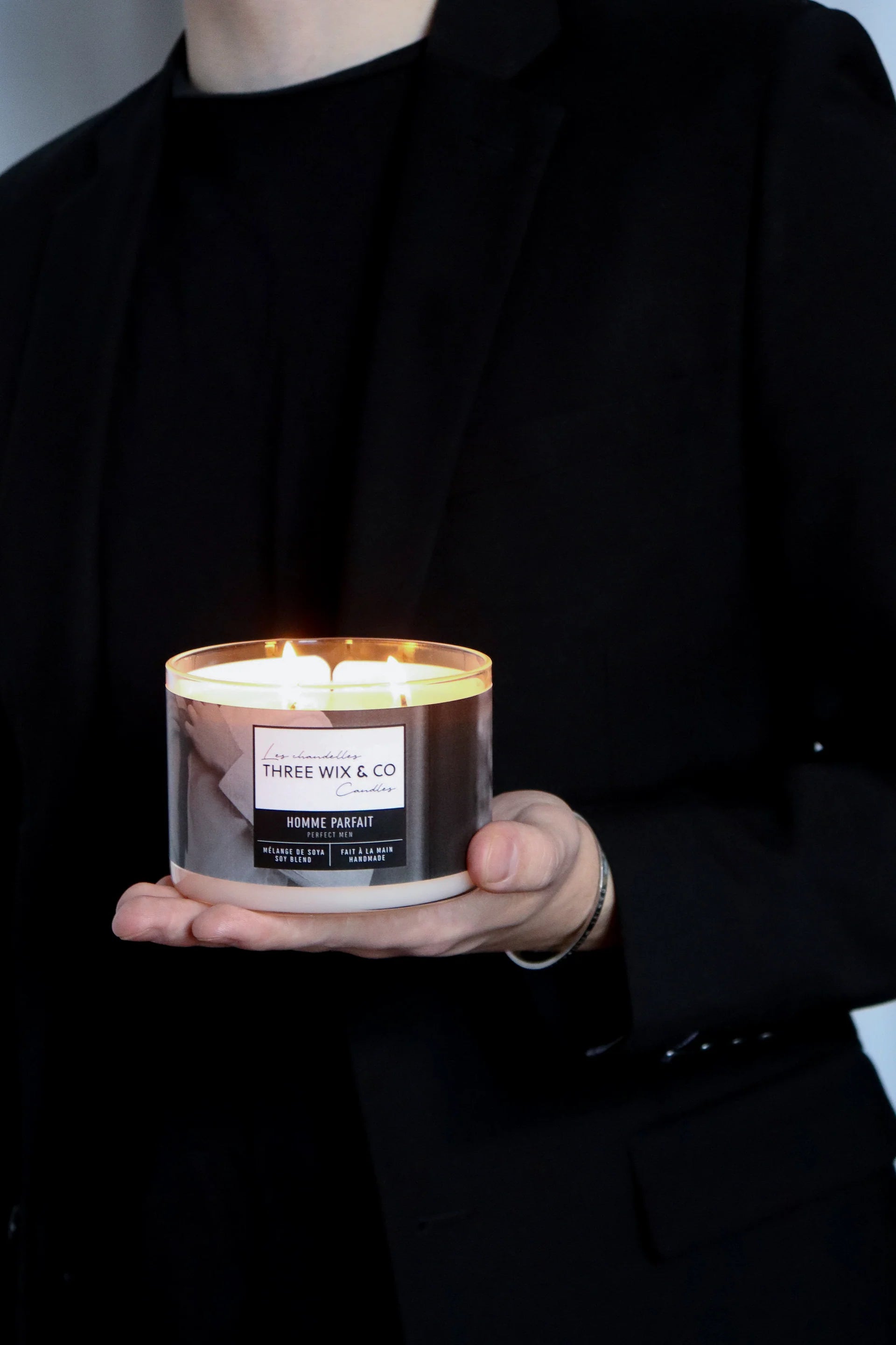 Chandelle 3 Mèches Homme Parfait