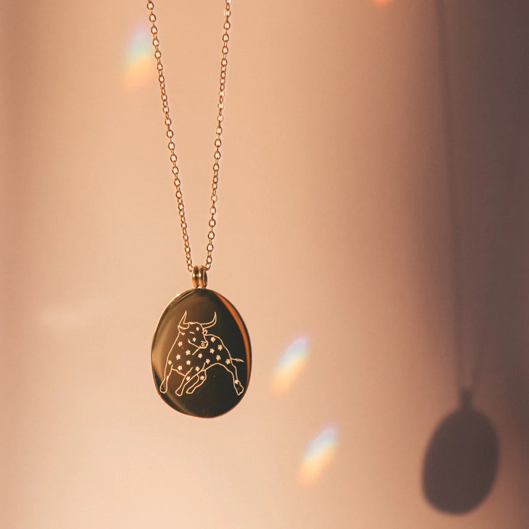 Collier Zodiac Or - Taureau