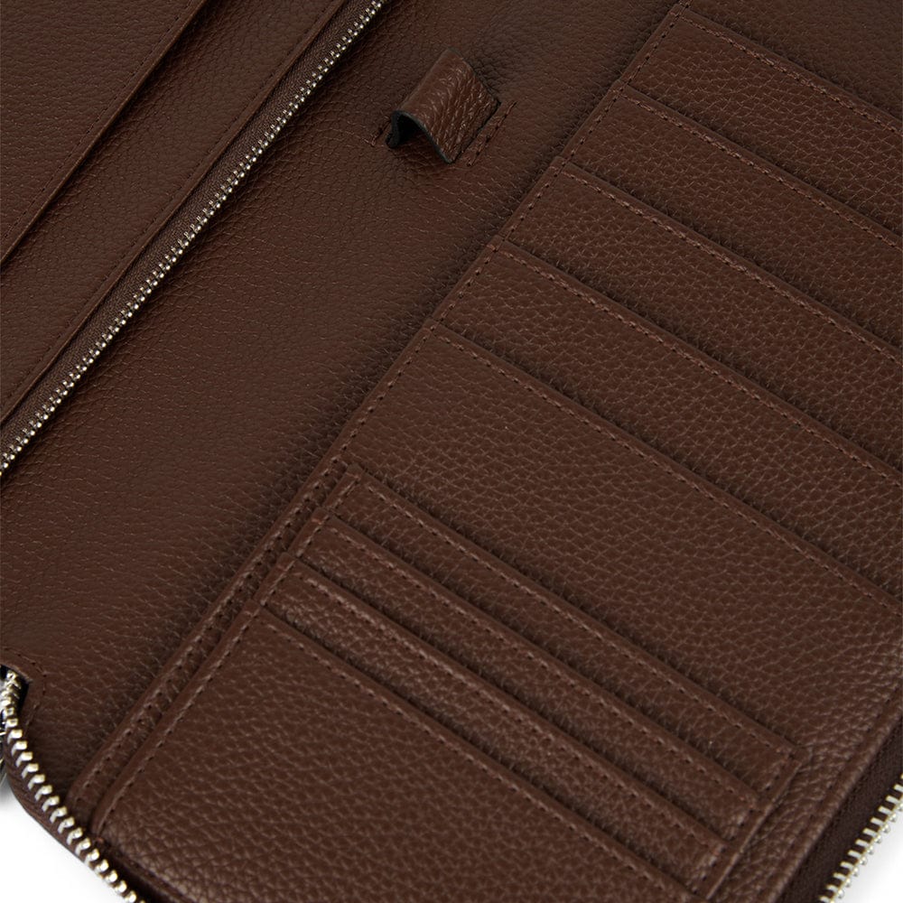 Étui À Passeport Familial Ines Chocolate