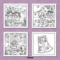 Livre À Colorier Colorie Avec Moi - Tome 4