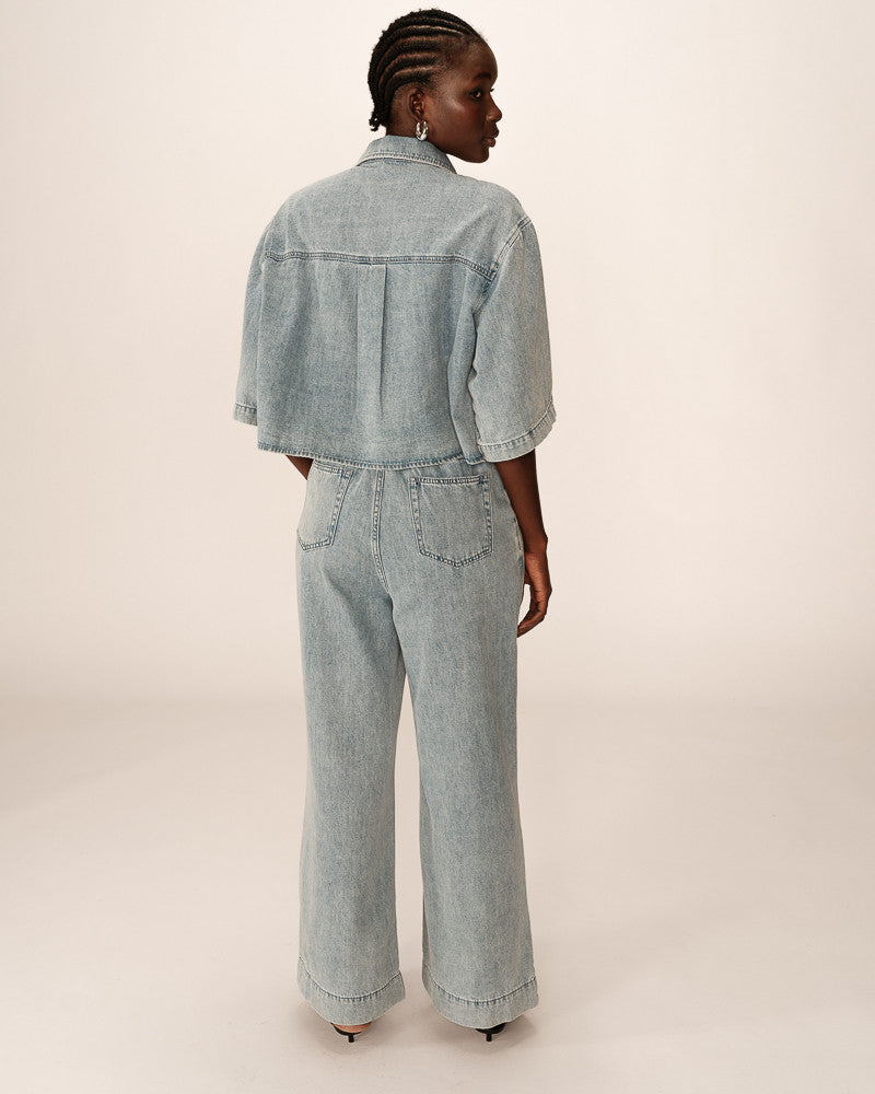 Jean Baggy Oversize Pompon
