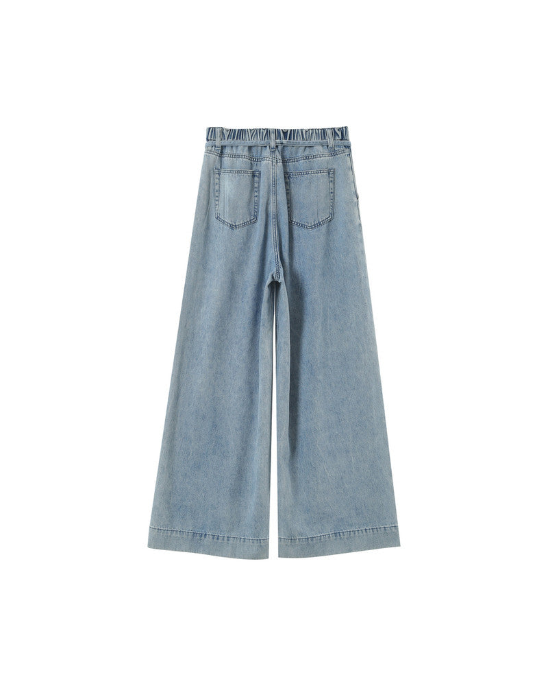 Jean Baggy Oversize Pompon