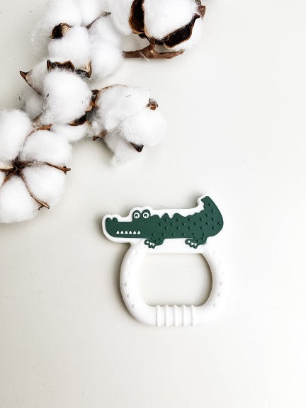 Jouet De Dentition Anneau Crocrodile