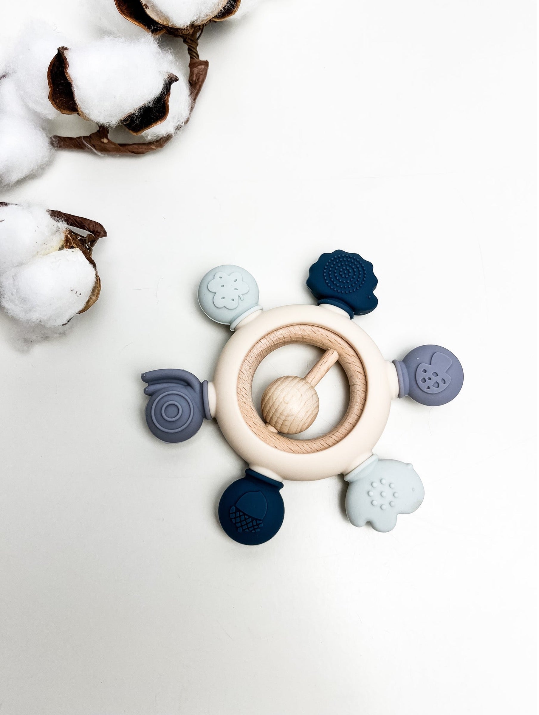 Jouet De Dentition Gouvernail Bleu