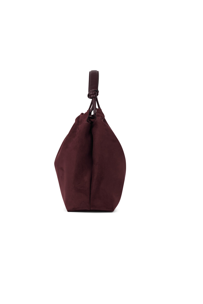 Sac À Main En Suède Lara Mahogamy