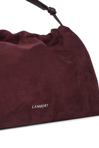 Sac À Main En Suède Lara Mahogamy