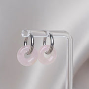 Boucles D'oreilles Les Tendances Argent Rose