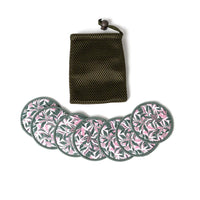 Lingettes Démaquillantes Tropicale Vert & Rose