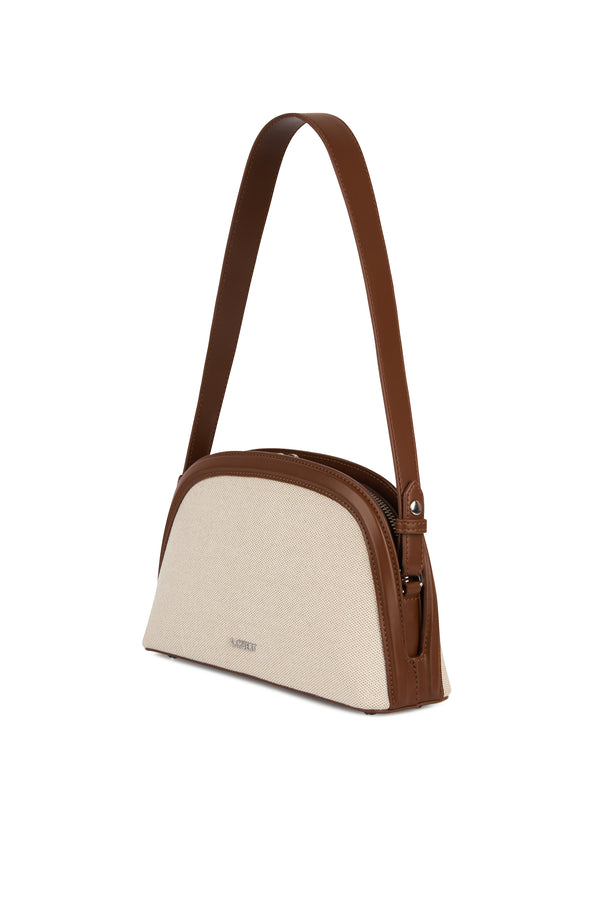 Sac À Main 2-En-1 Canevas Louise Hazelnut