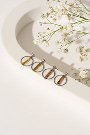Boucles D'oreilles Laure Mix Or Rose
