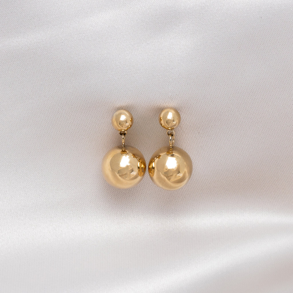 Boucles D'oreilles Les Boules Or