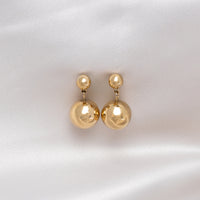 Boucles D'oreilles Les Boules Or