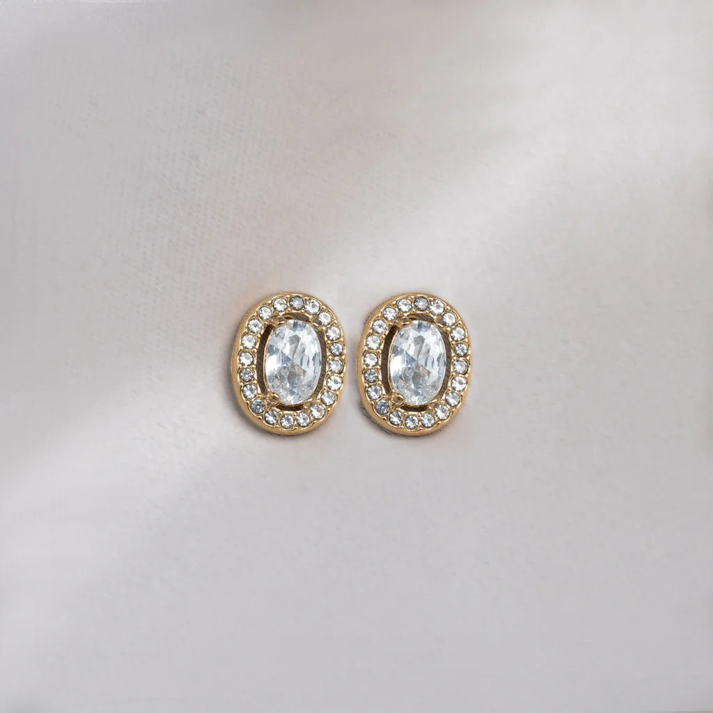 Boucles D'oreilles Les Rayonnantes Or Blanche