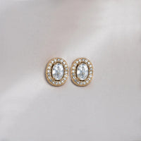 Boucles D'oreilles Les Rayonnantes Or Blanche