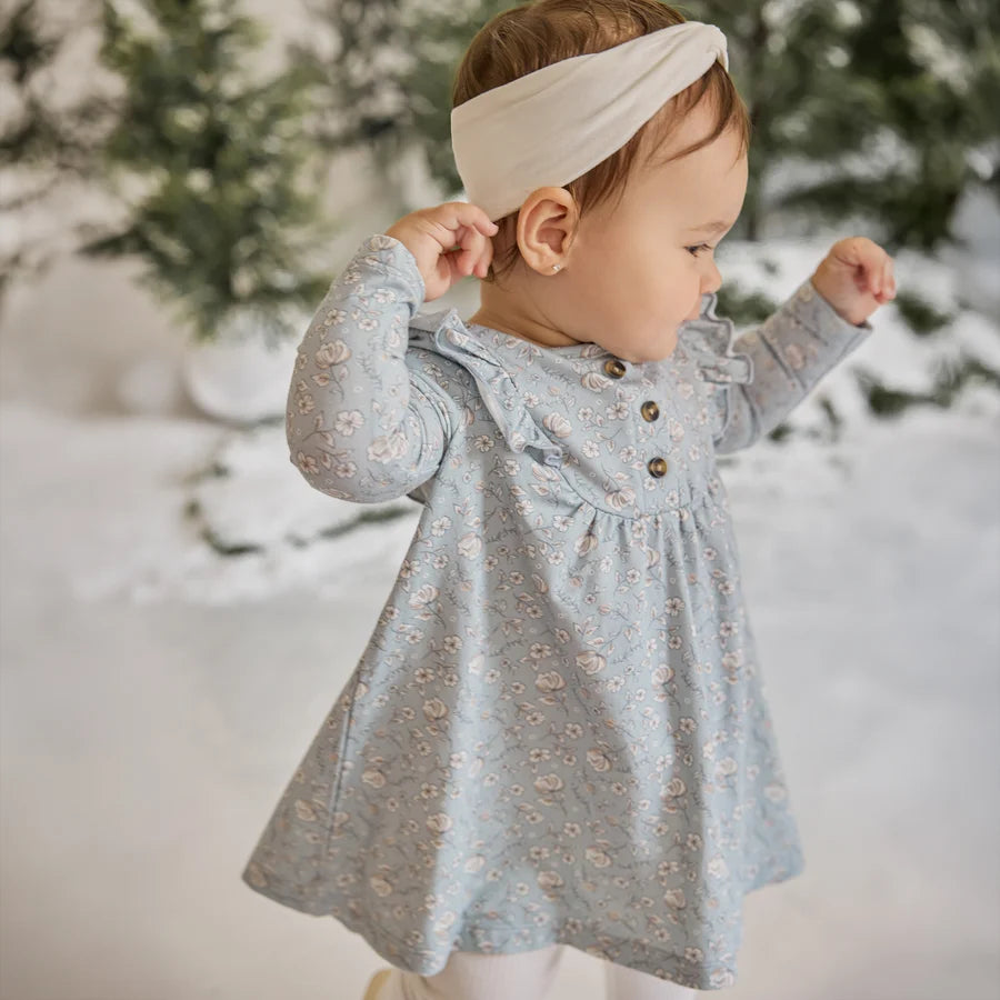 Ensemble Robe En Jersey À Imprimé Fleur De Givre
