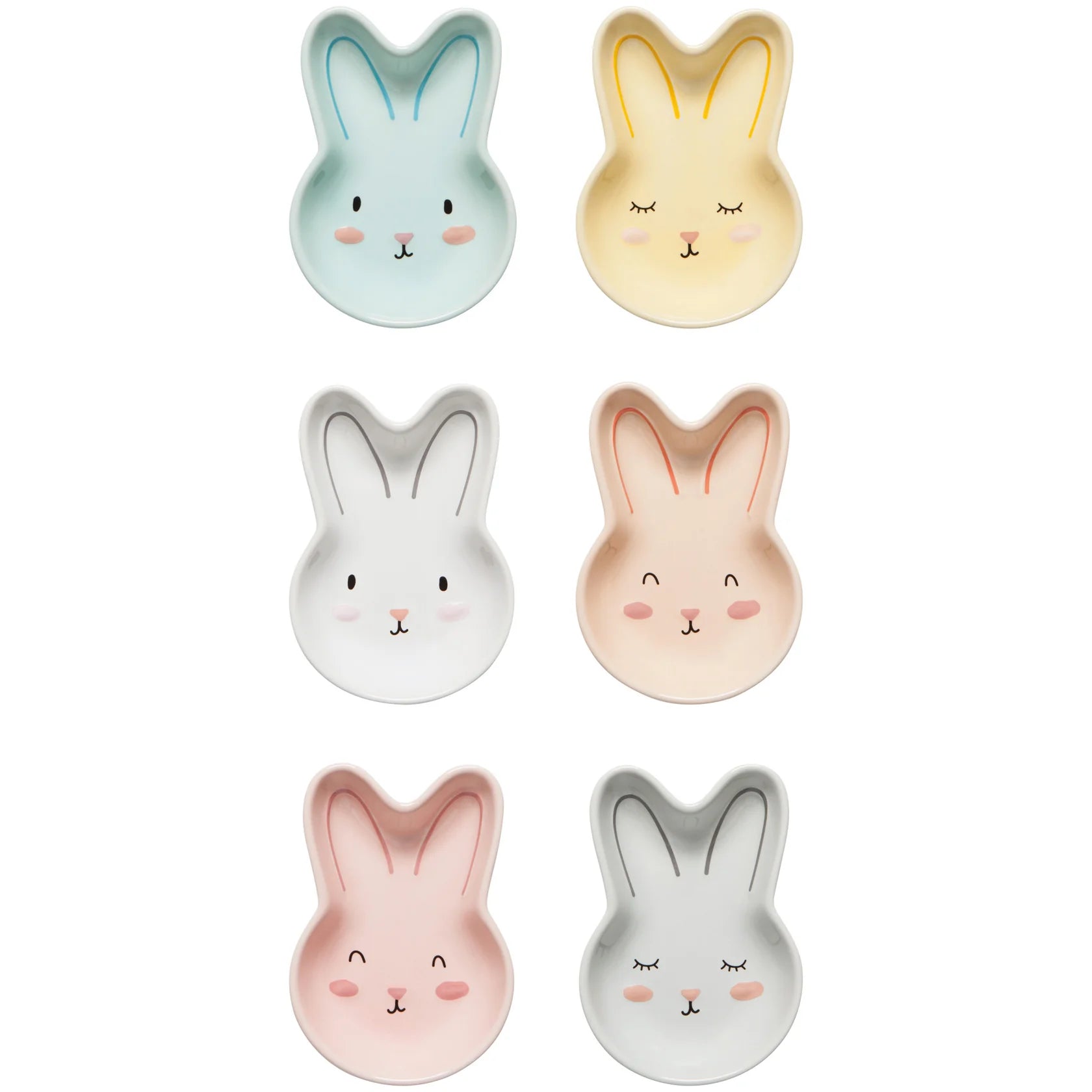 Lot De 6 Coupelles Épices Pâques Couleurs Assorties