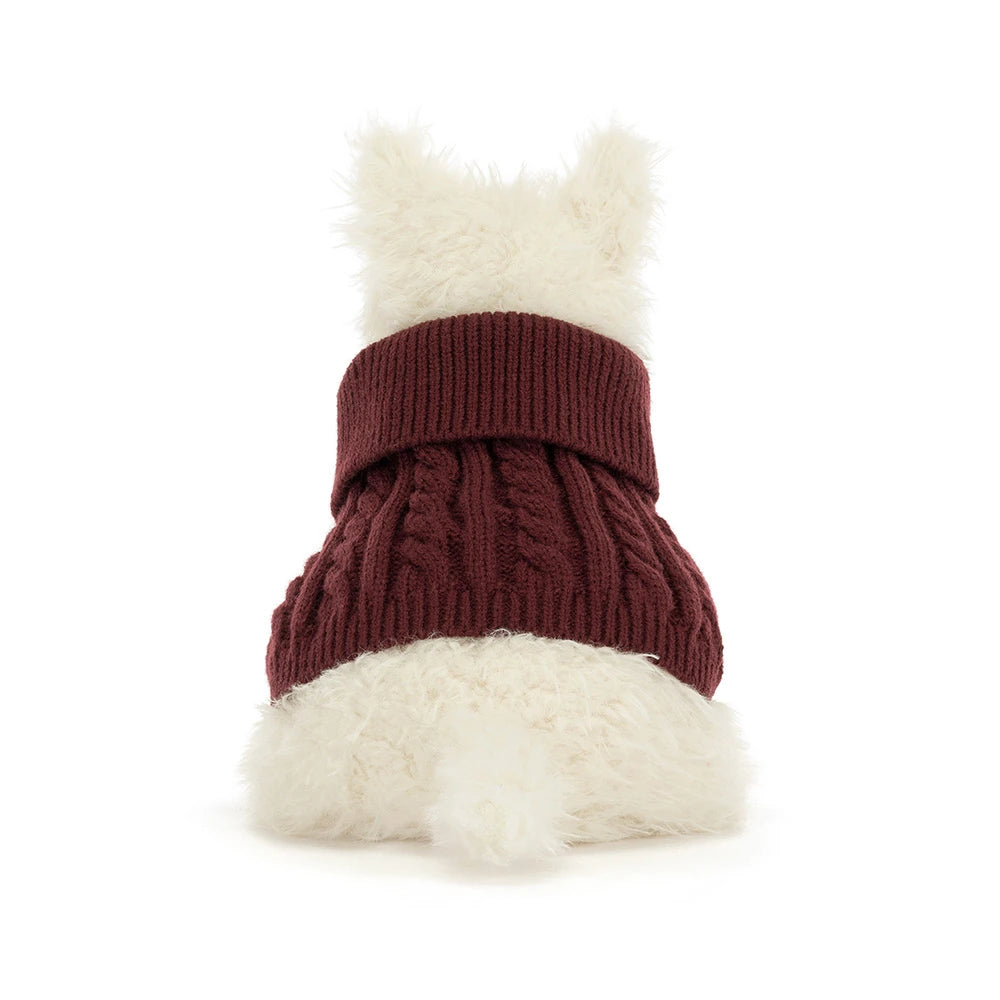 Peluche Munro Scottie Dog Winter Jumper Outfit
