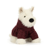 Peluche Munro Scottie Dog Winter Jumper Outfit