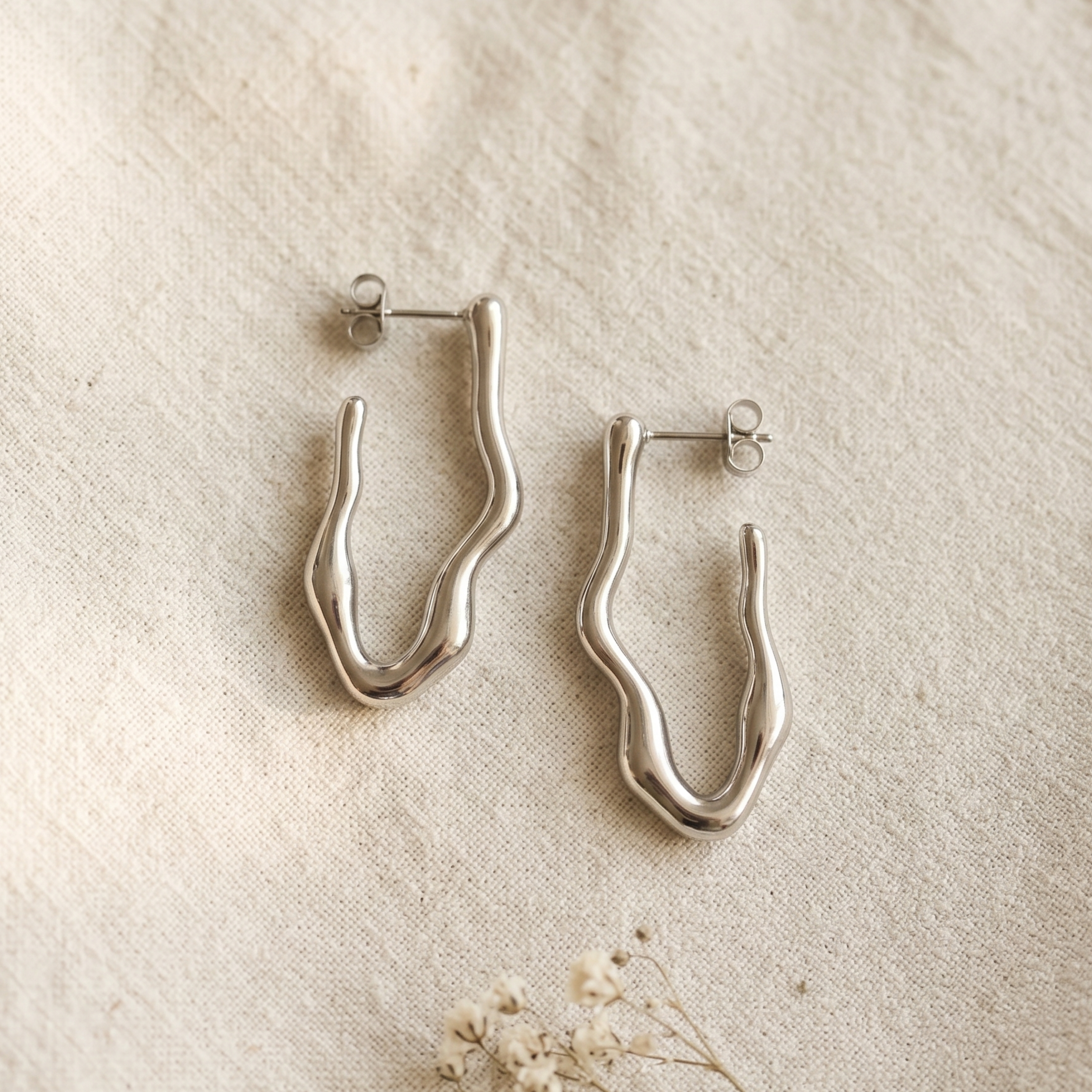 Boucles D'oreilles Muse Argent