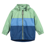 Manteau De Pluie Colorblock Vert