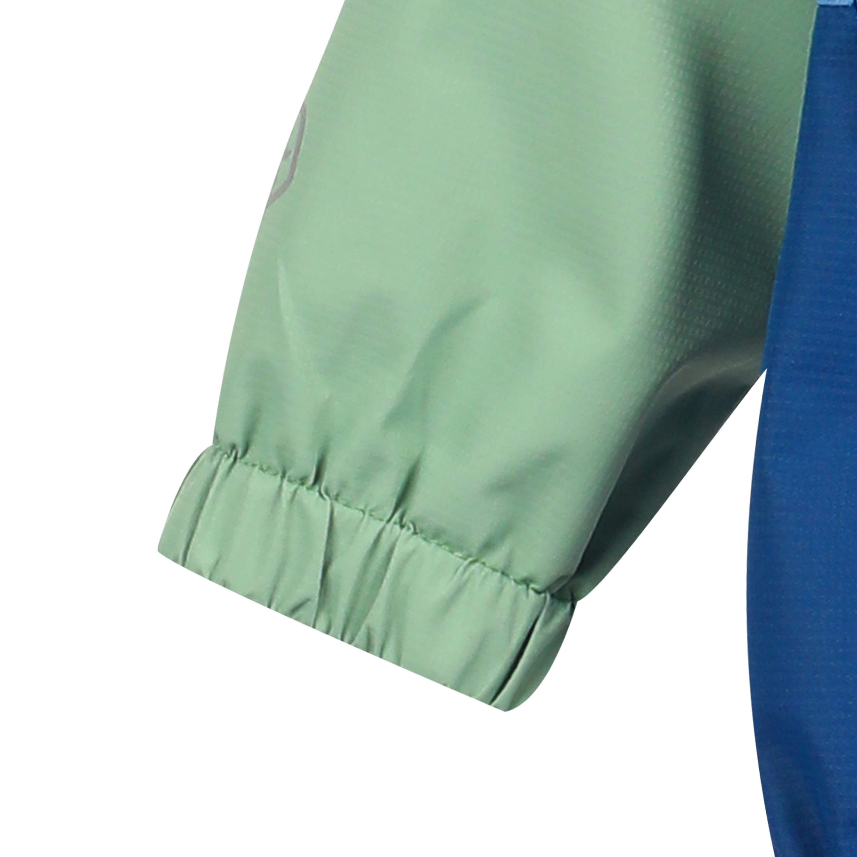 Manteau De Pluie Colorblock Vert