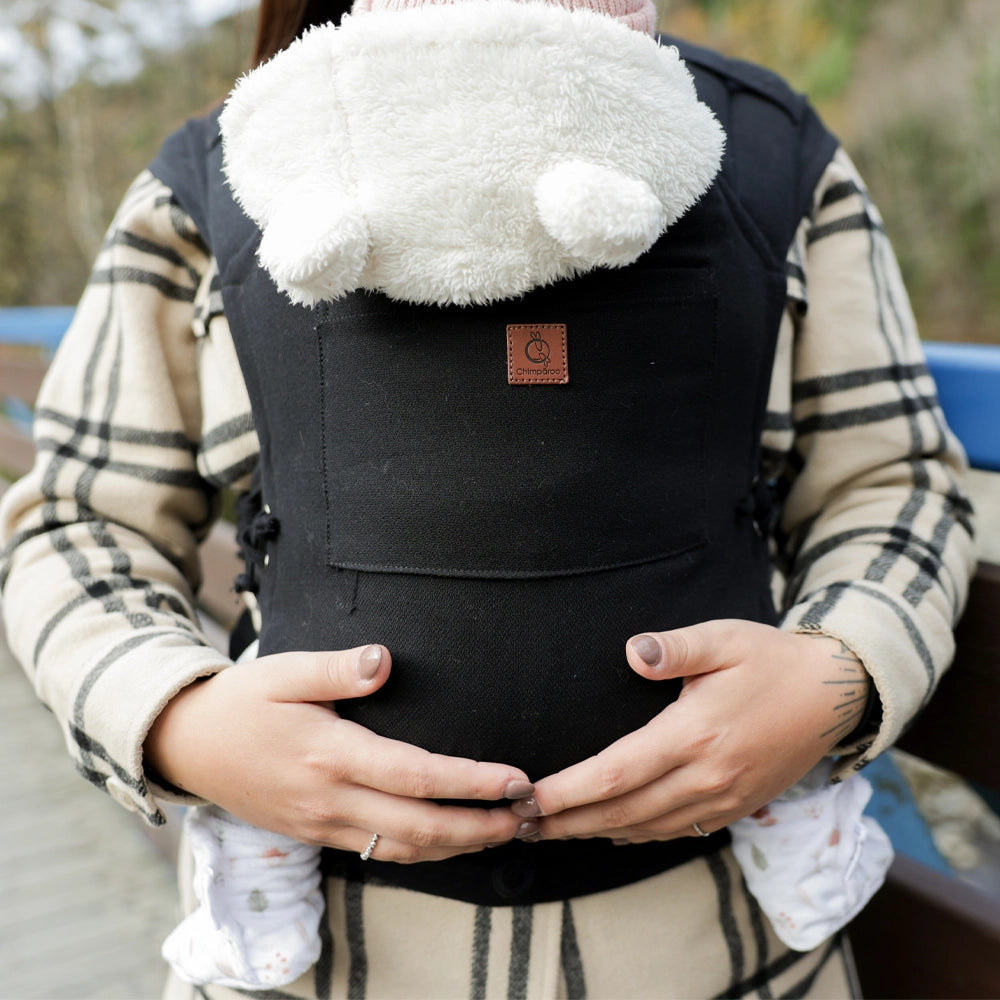 Porte-bébé Mei Tai Hybride Noir