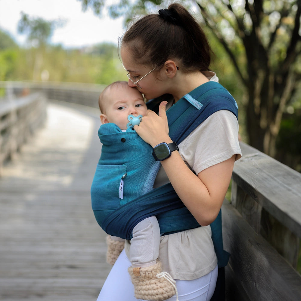 Porte-bébé Mei Tai Hybride Boréal