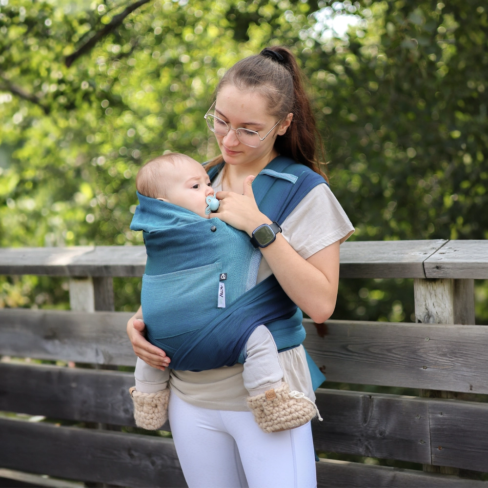 Porte-bébé Mei Tai Hybride Boréal
