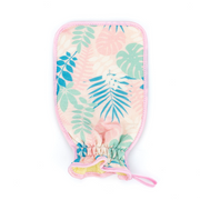 Mitaine Exfoliante Fleurs Roses