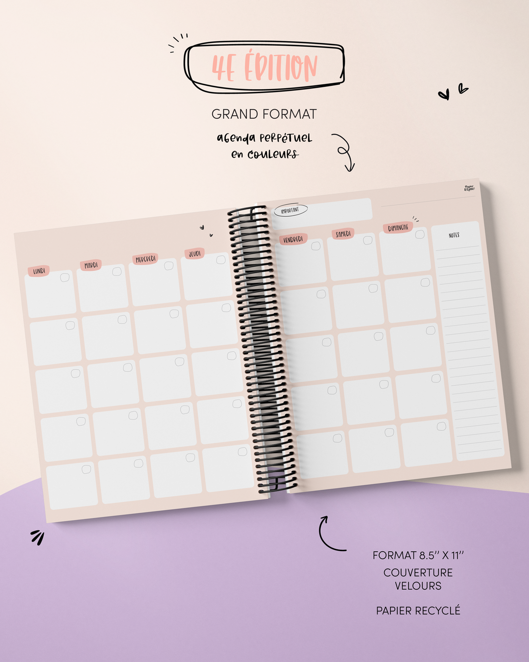 Agenda 4e Édition Charlotte