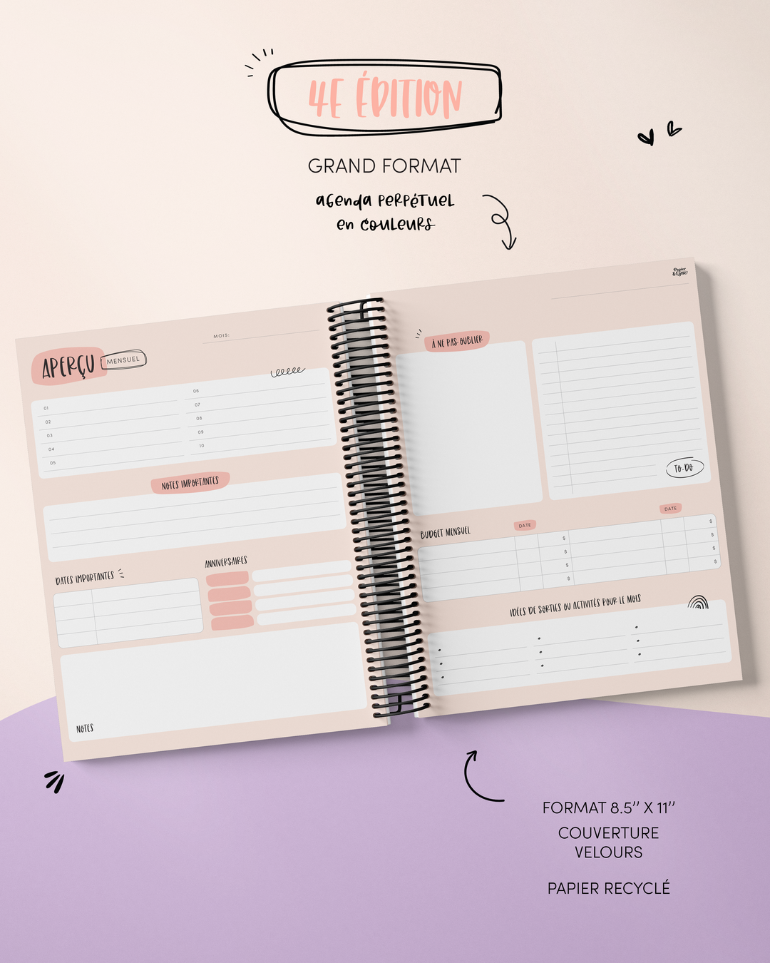 Agenda 4e Édition Vicky