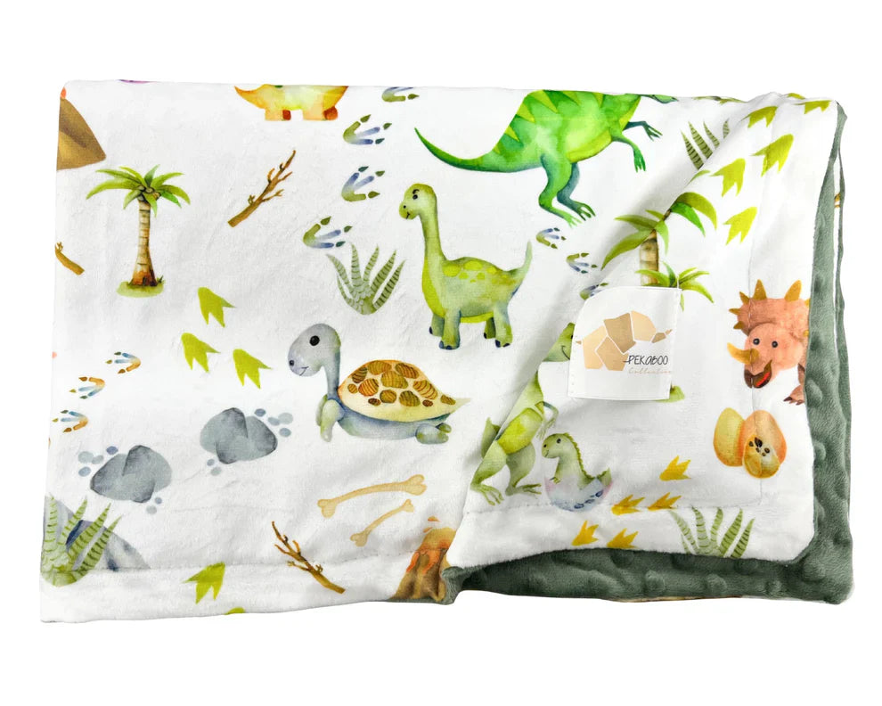 Doudou Peluche Dinos & Oeufs Vert (Endos Vert Forêt)