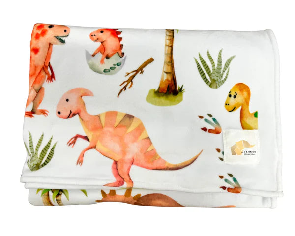 Couverture Magiks TODDLER Dino & Oeuf Rose