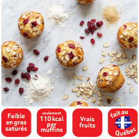 Muffins Canneberges & Amandes