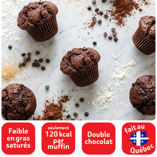 Muffins Double Chocolat
