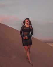 Robe Crochet Noir