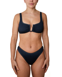 Bas De Bikini Georgette Denim