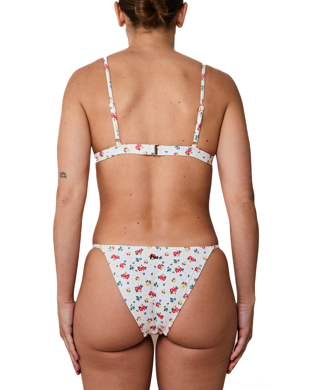 Haut De Bikini Emy Cotele Fleurs Et Pois