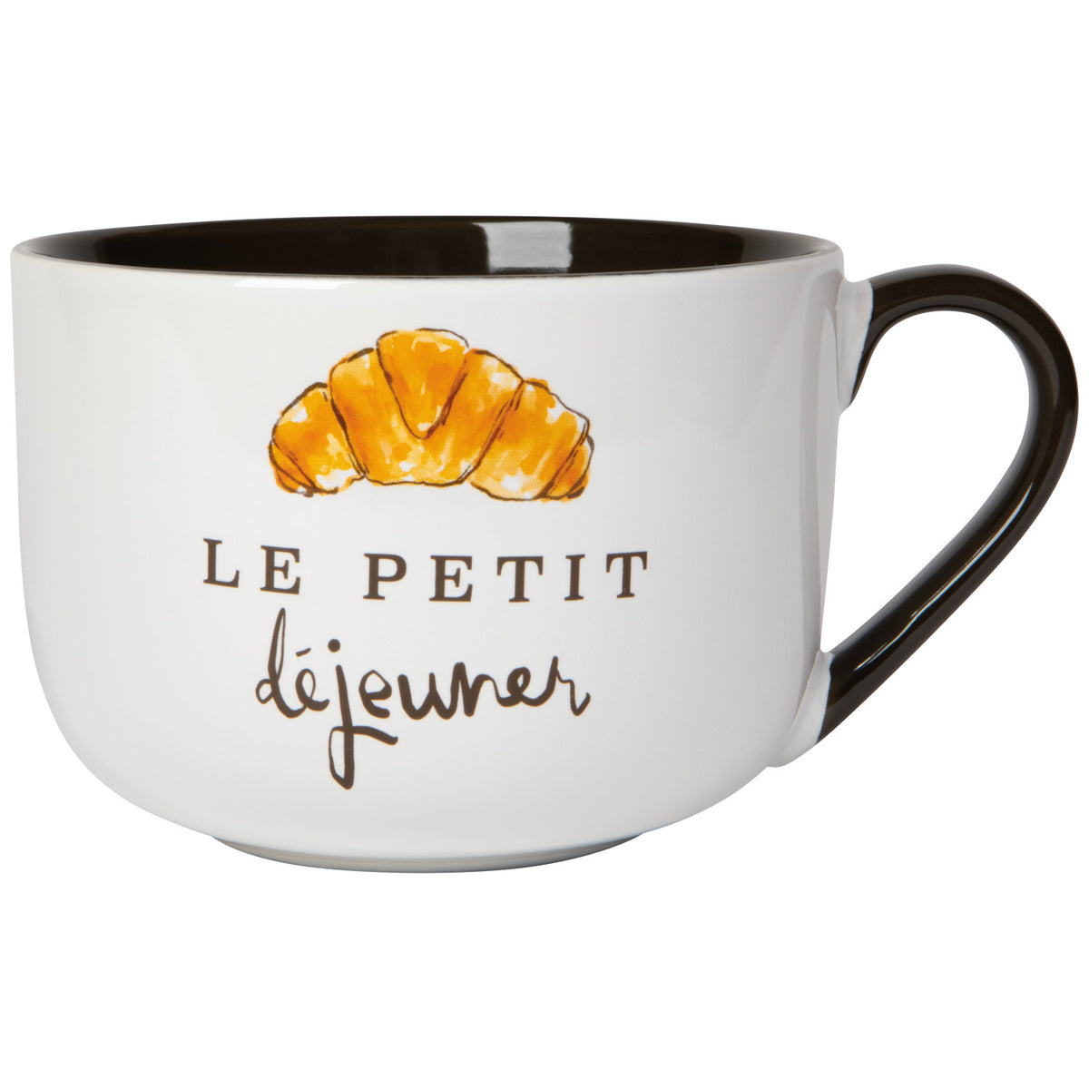 Tasse Latté Le Petit Déjeuner