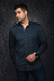 Chemise Nova Navy Tobacco