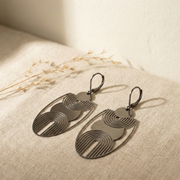 Boucles D'oreilles Orbe Argent