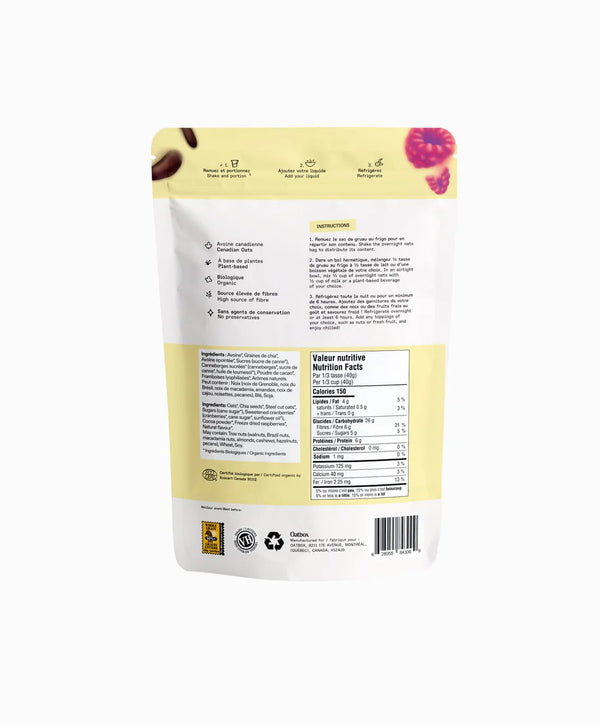 Gruau Au Frigo Cacao Et Framboise